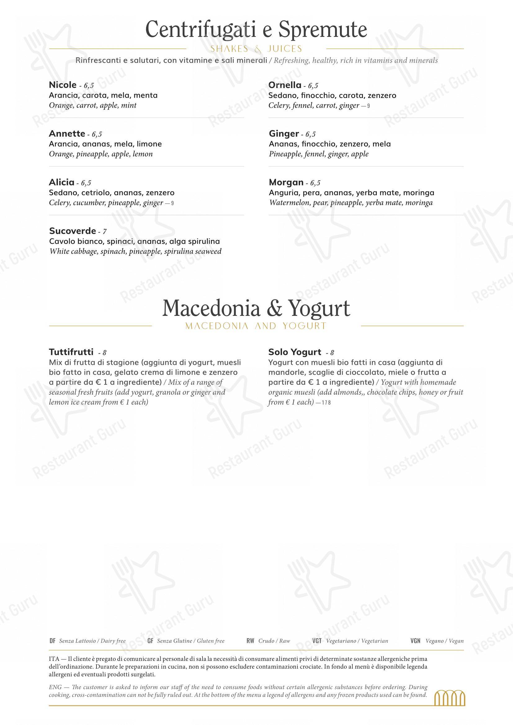 Menu di Ginger - Spagna - Takeaway Menu