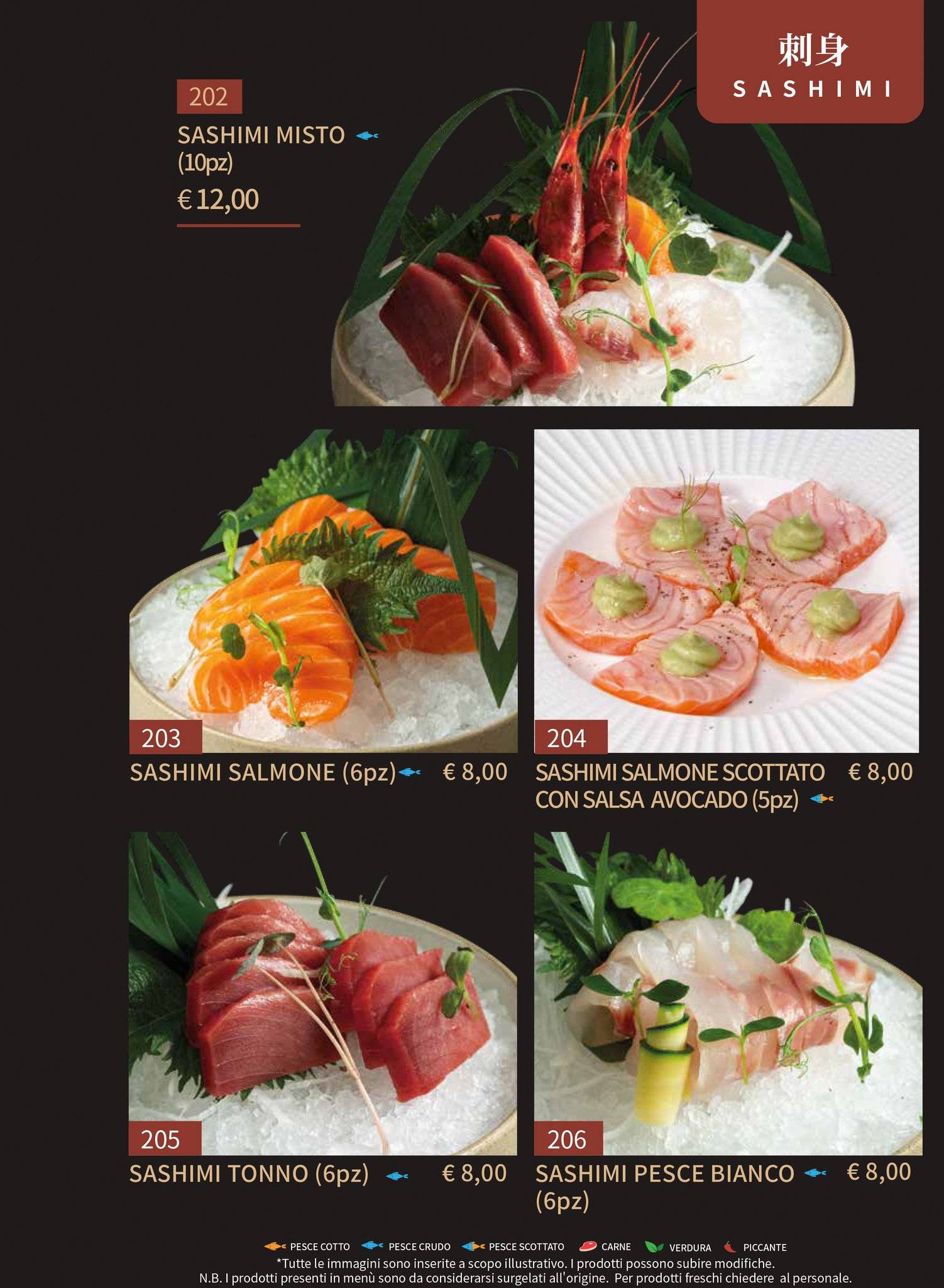 Menu di Gohan Trapani - Ristorante Giapponese 