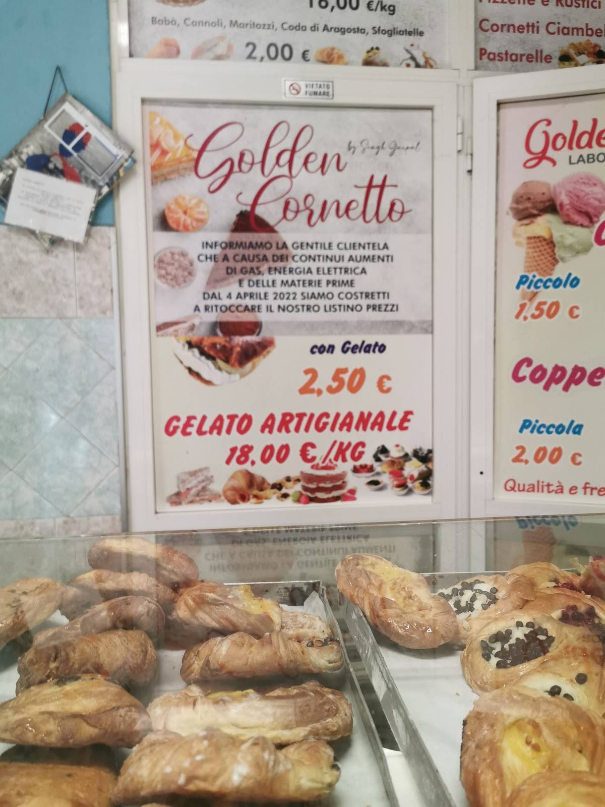 Menu di Golden Cornetto 