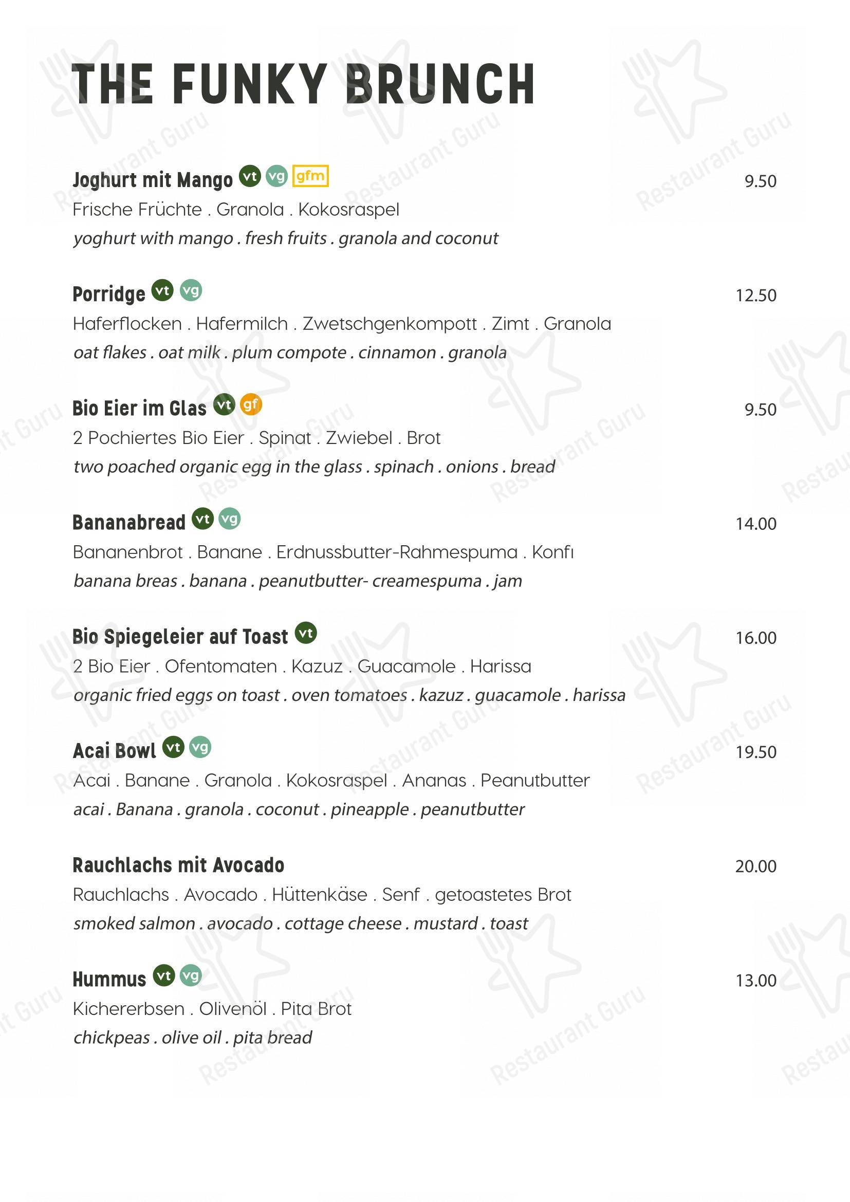 Guarda il menu di Grand Café Lochergut
