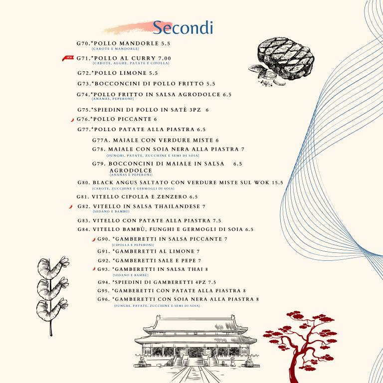 Menu di Grande Bambù 2 