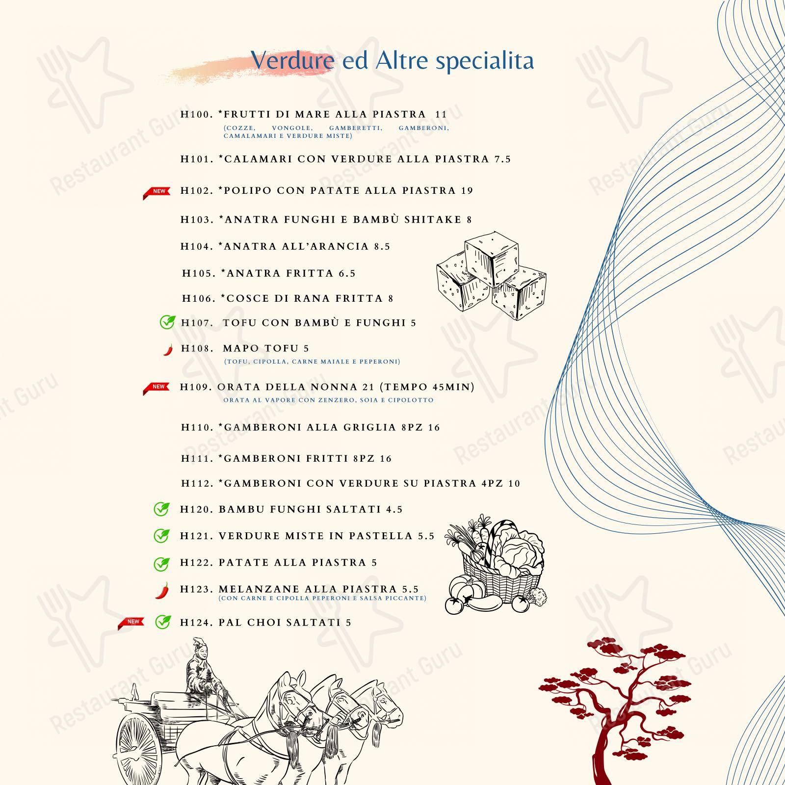 Menu per Grande Bambù 2 in Pianezza