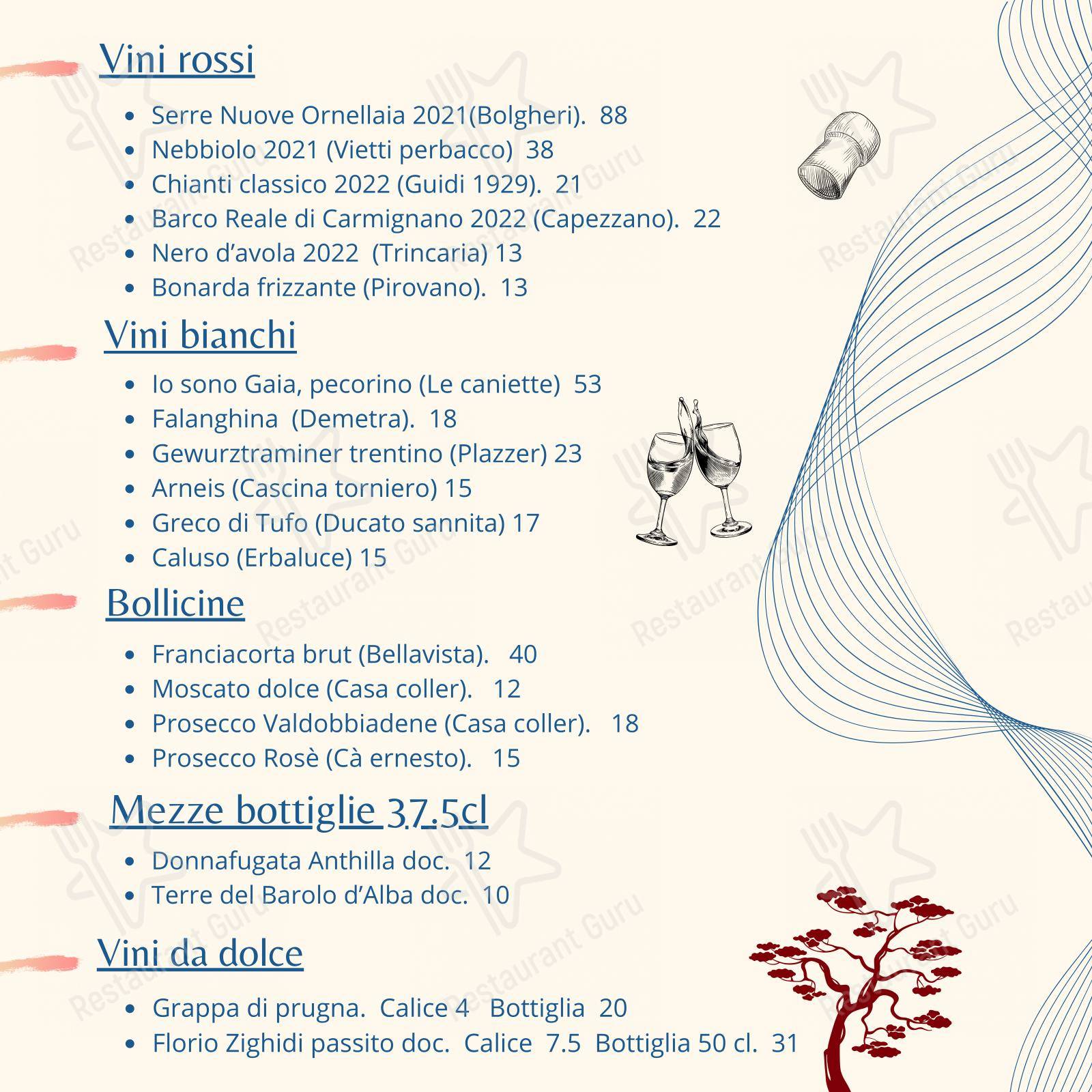 Menu di Grande Bambù 2 - Menu