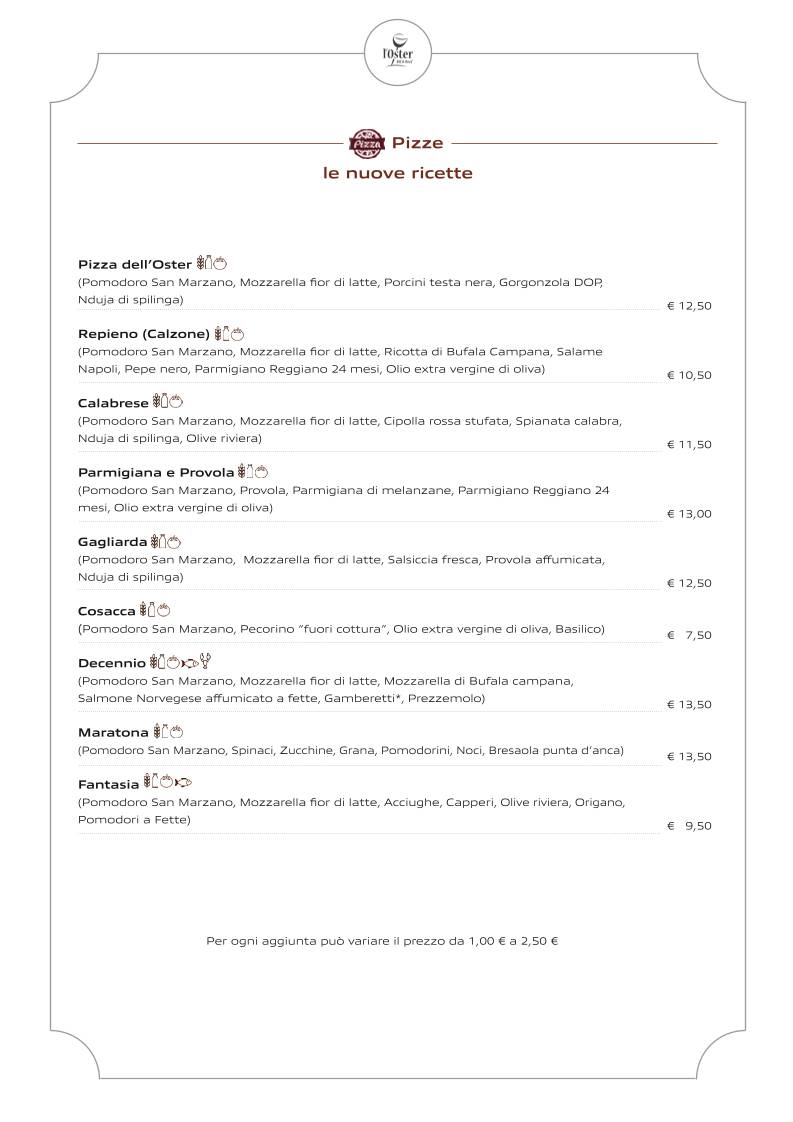 Menu di L'Oster Bif & Beef Restaurant 