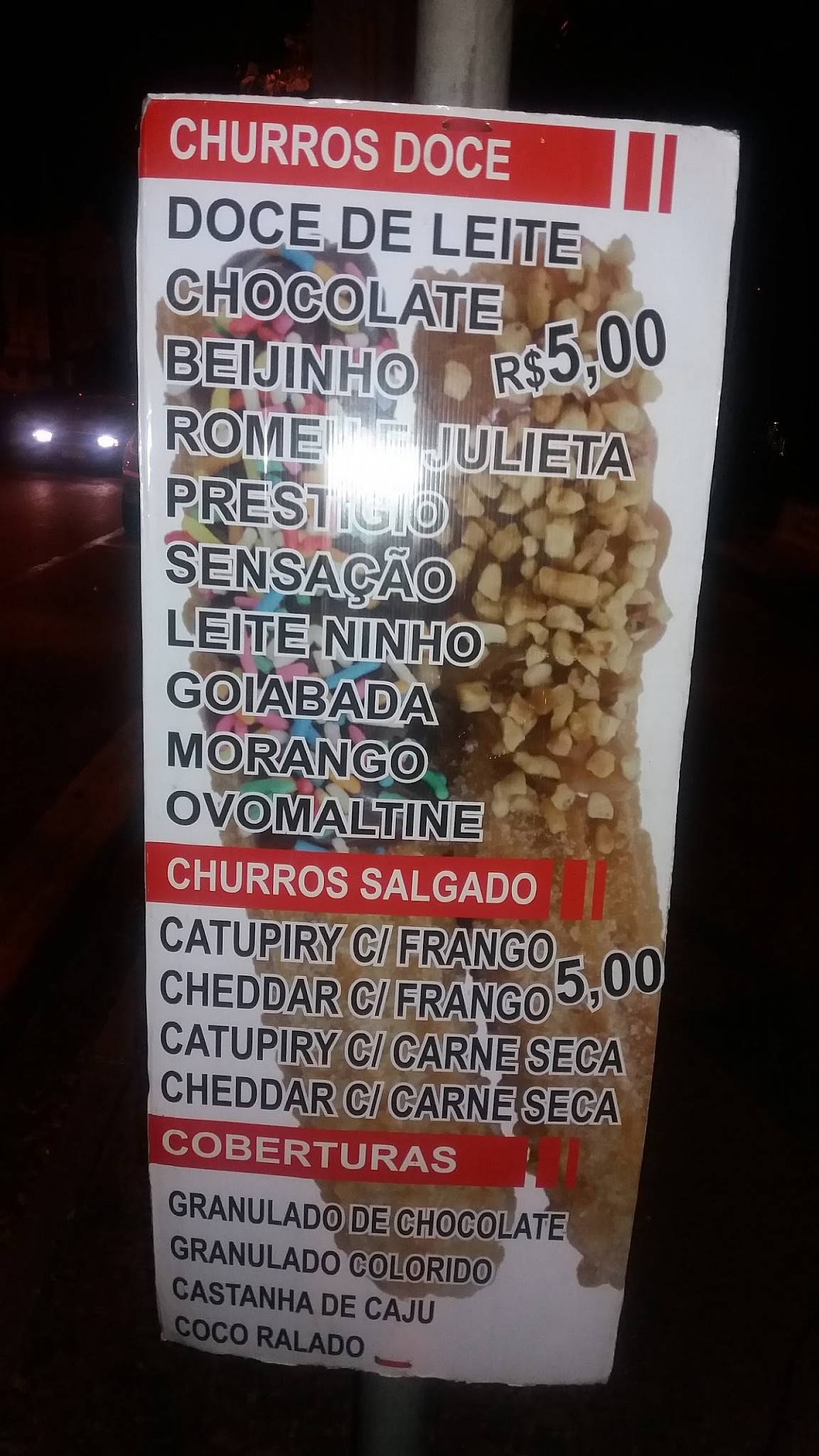 Grilo Hot Dog E Churros cardápio