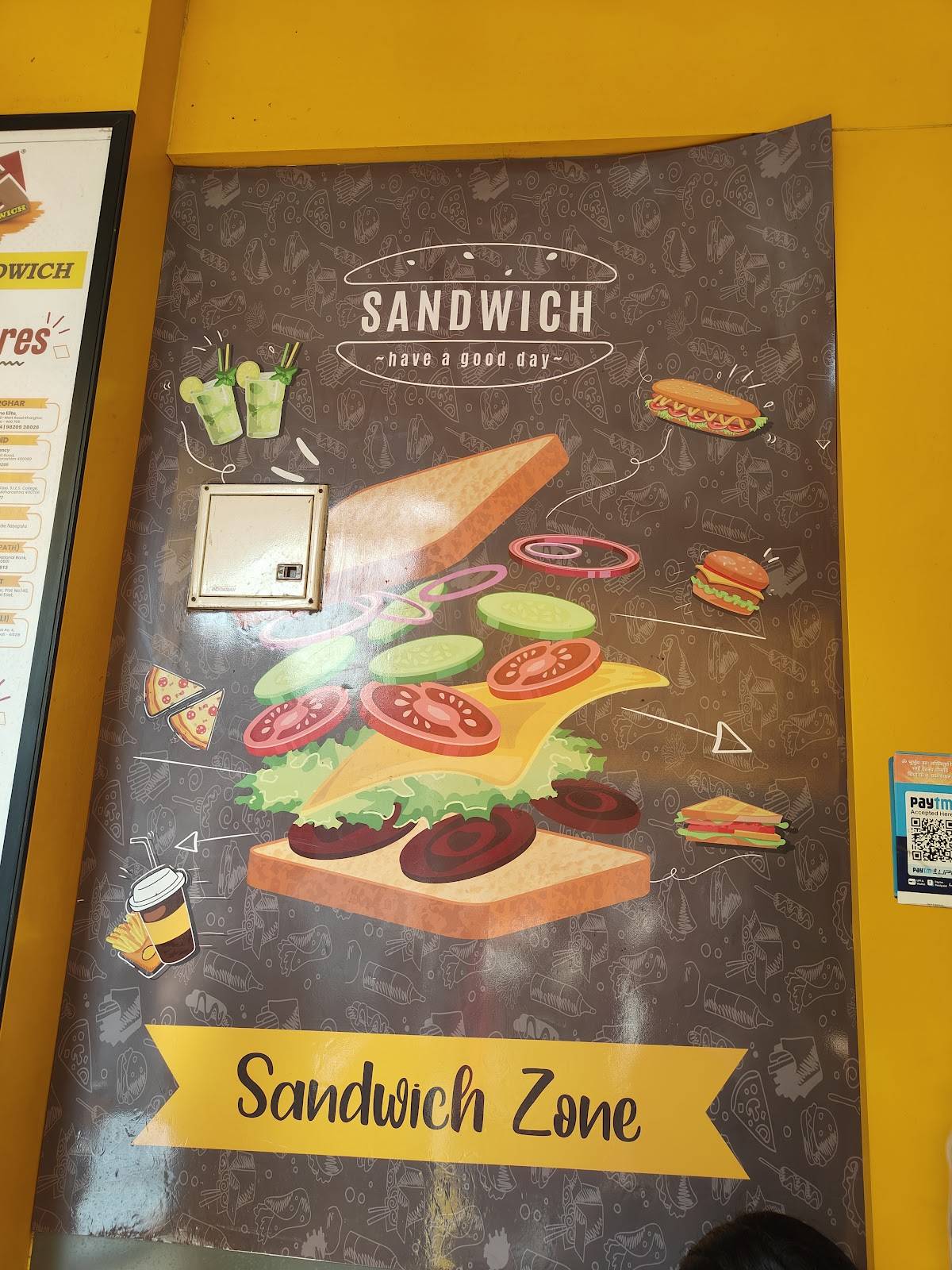 Gupta Sandwich menu