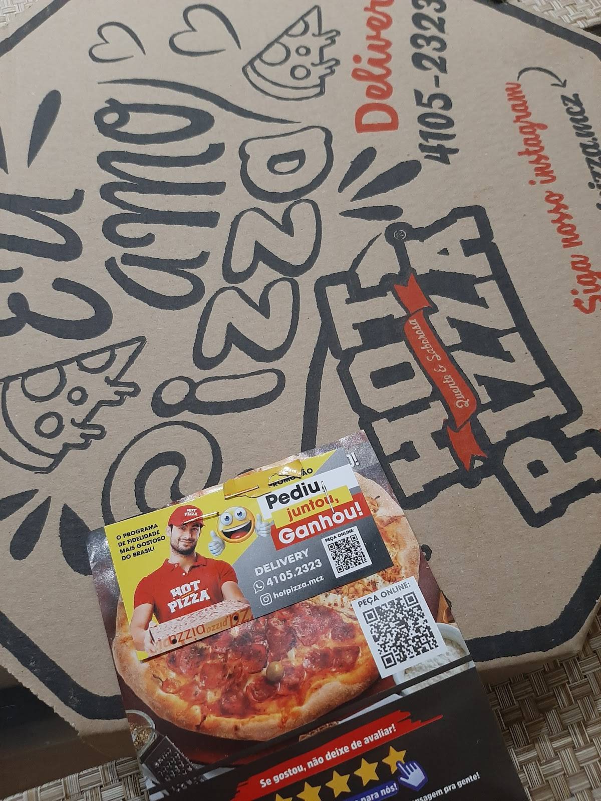 HOT PIZZA cardápio
