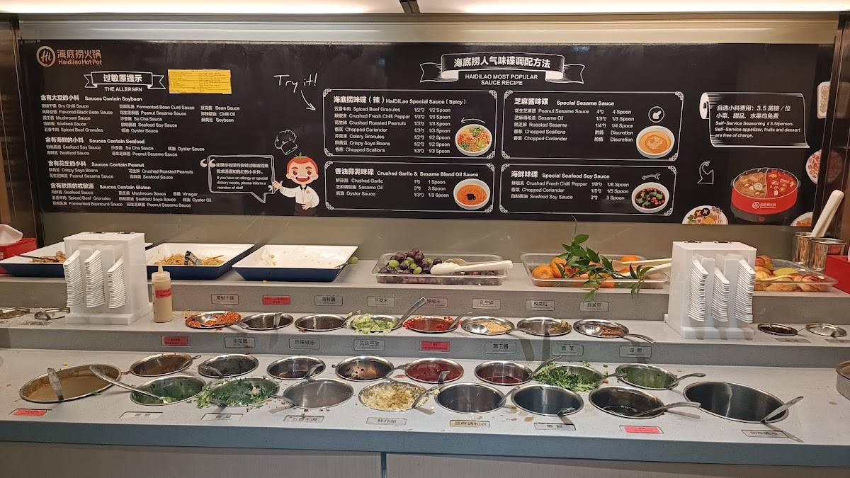 Menu at Haidilao Hot Pot restaurant, London, Unit 4