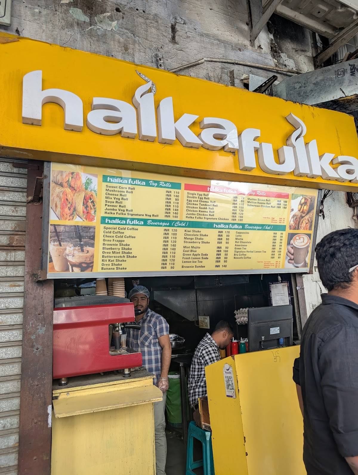 Halka Fulka menu