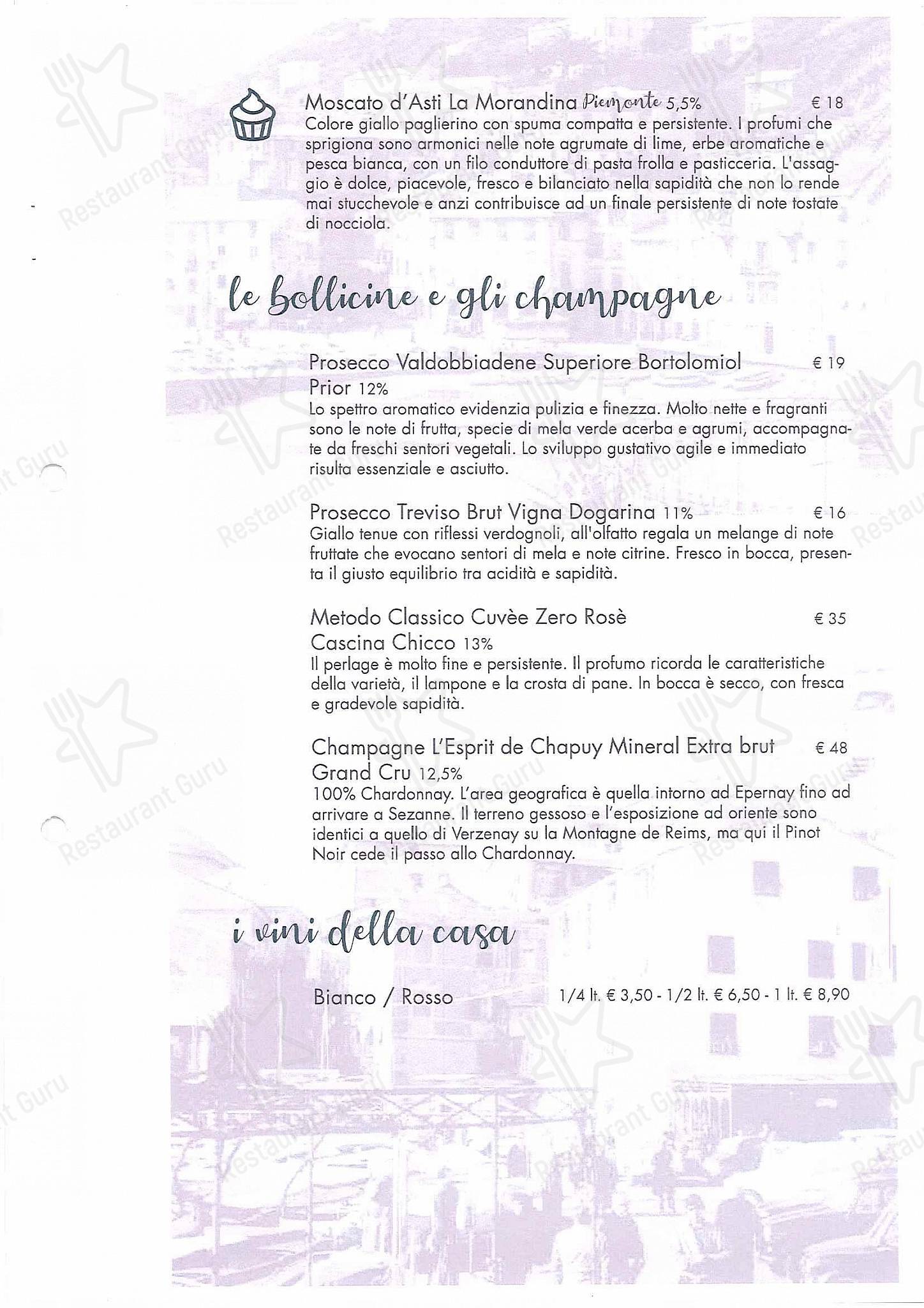 Menu bar per Ristorante Halloween in Genova