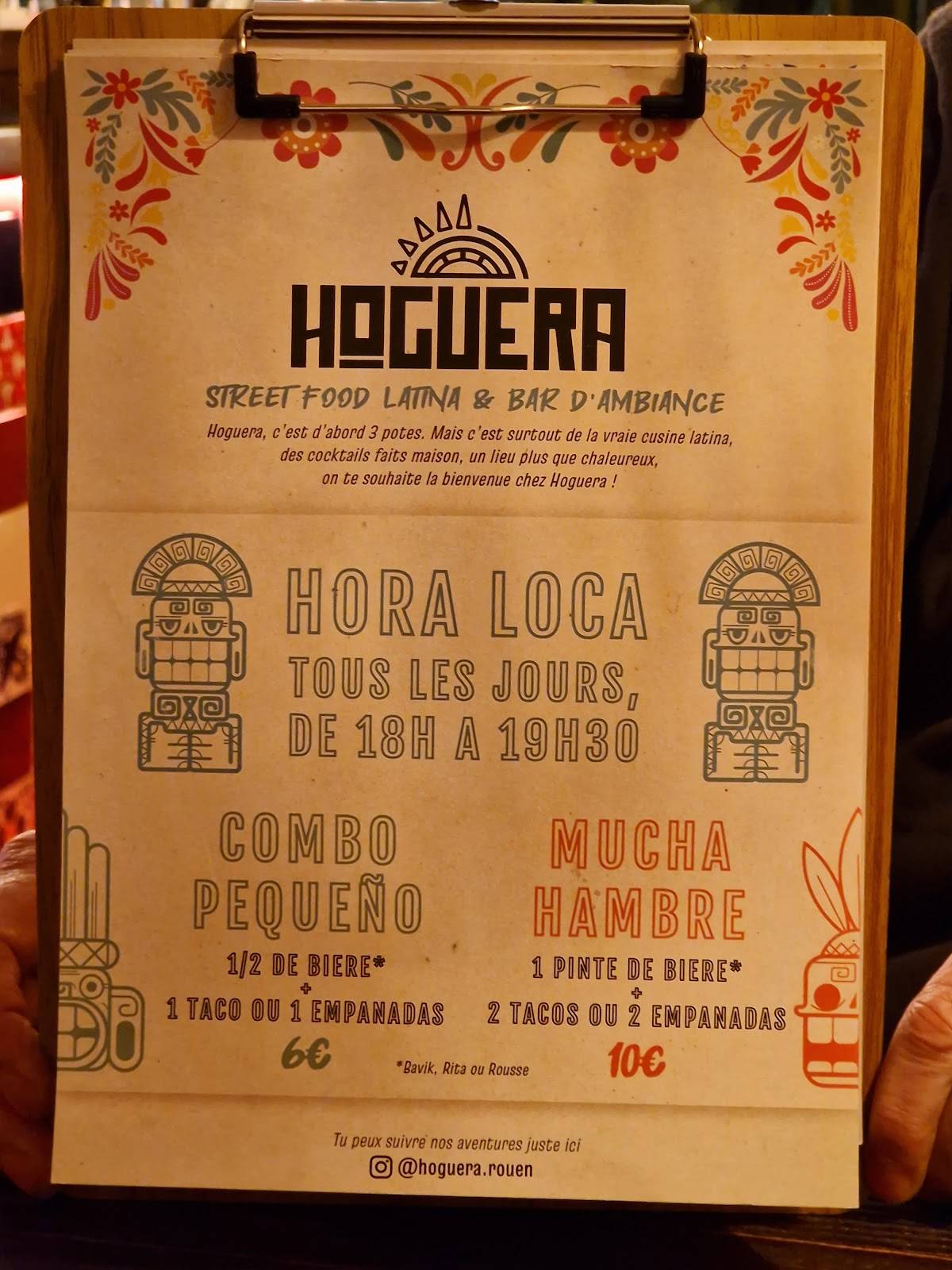 Menu de Hoguera