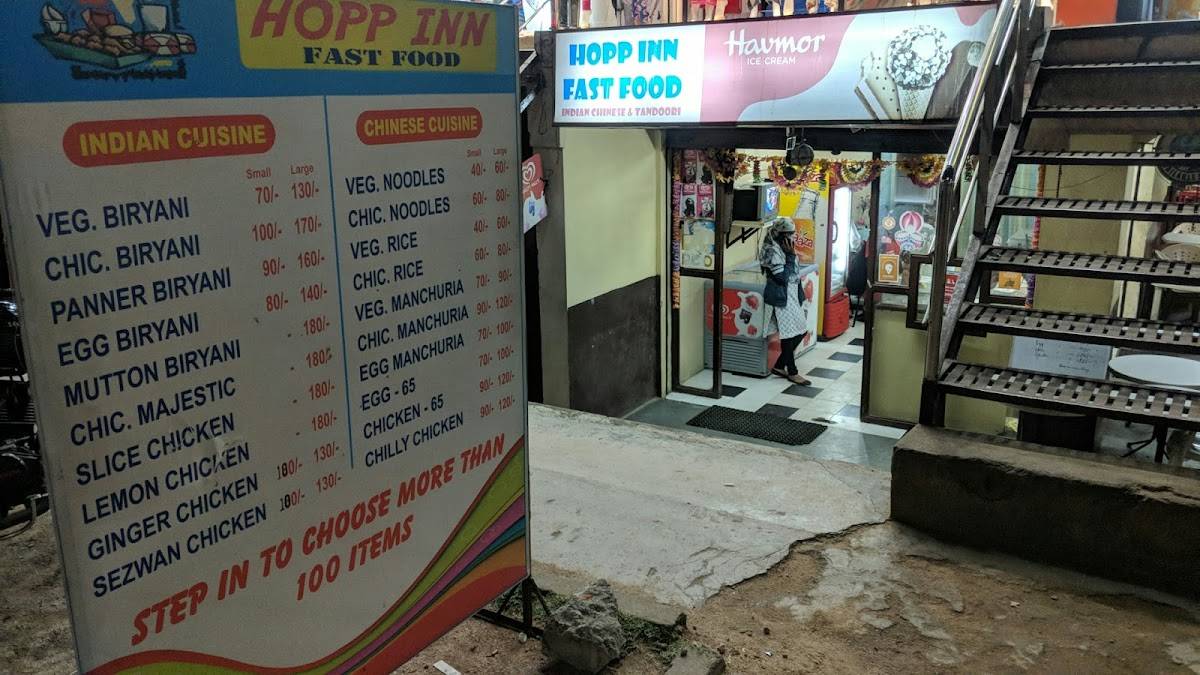 Hopp Inn Fast Food menu