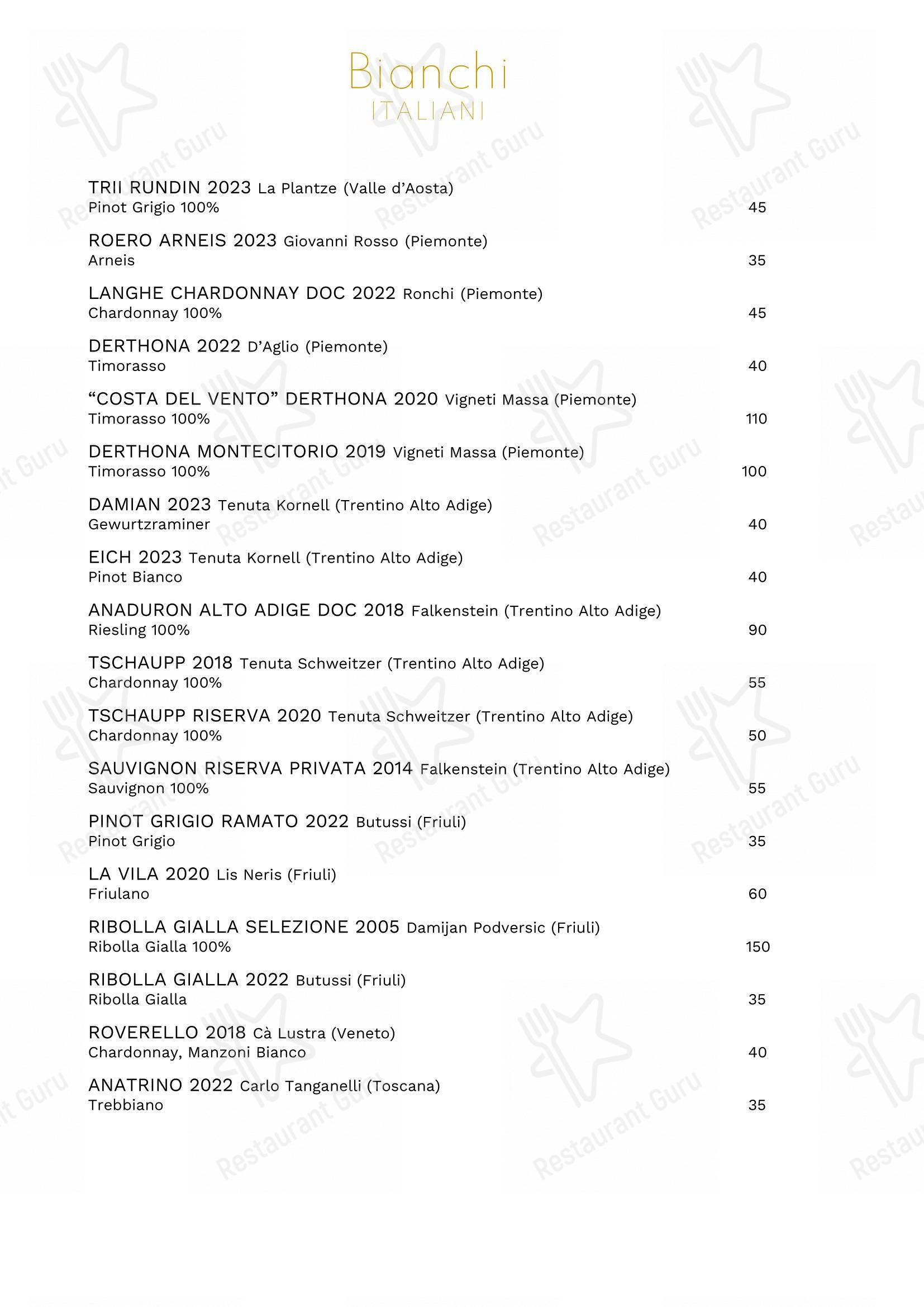 菜单 per Hostaria Ducale ristorante