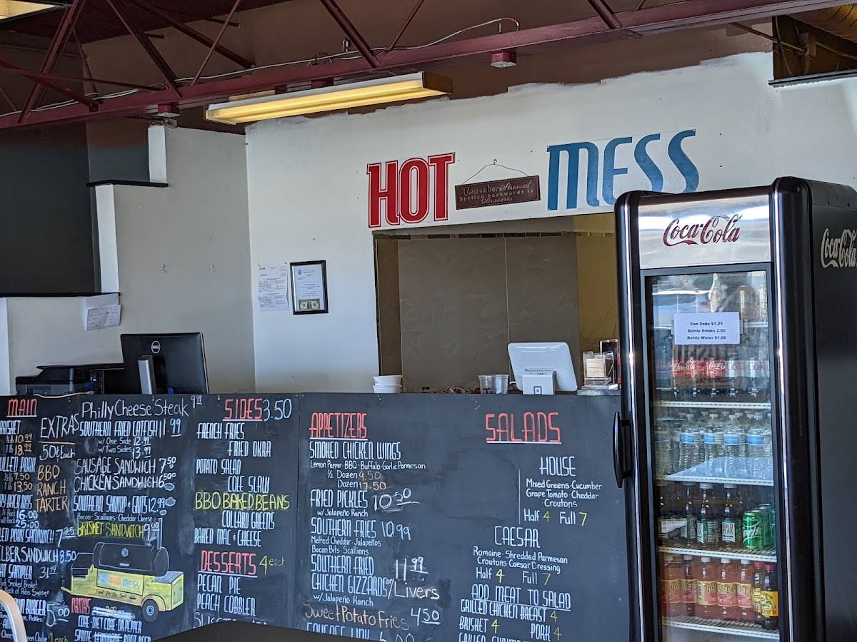 Menu at Hot Mess BBQ & Soul Food, Albuquerque, Eubank Blvd NE