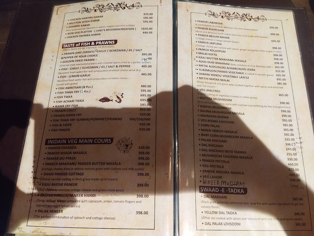 Hotel Shauryawada - Lonavala ( Multi cuisine Restaurant ) menu