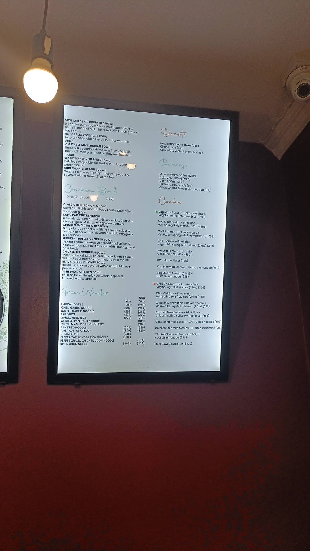 Hudson Chopsticks (Patel Nagar) menu