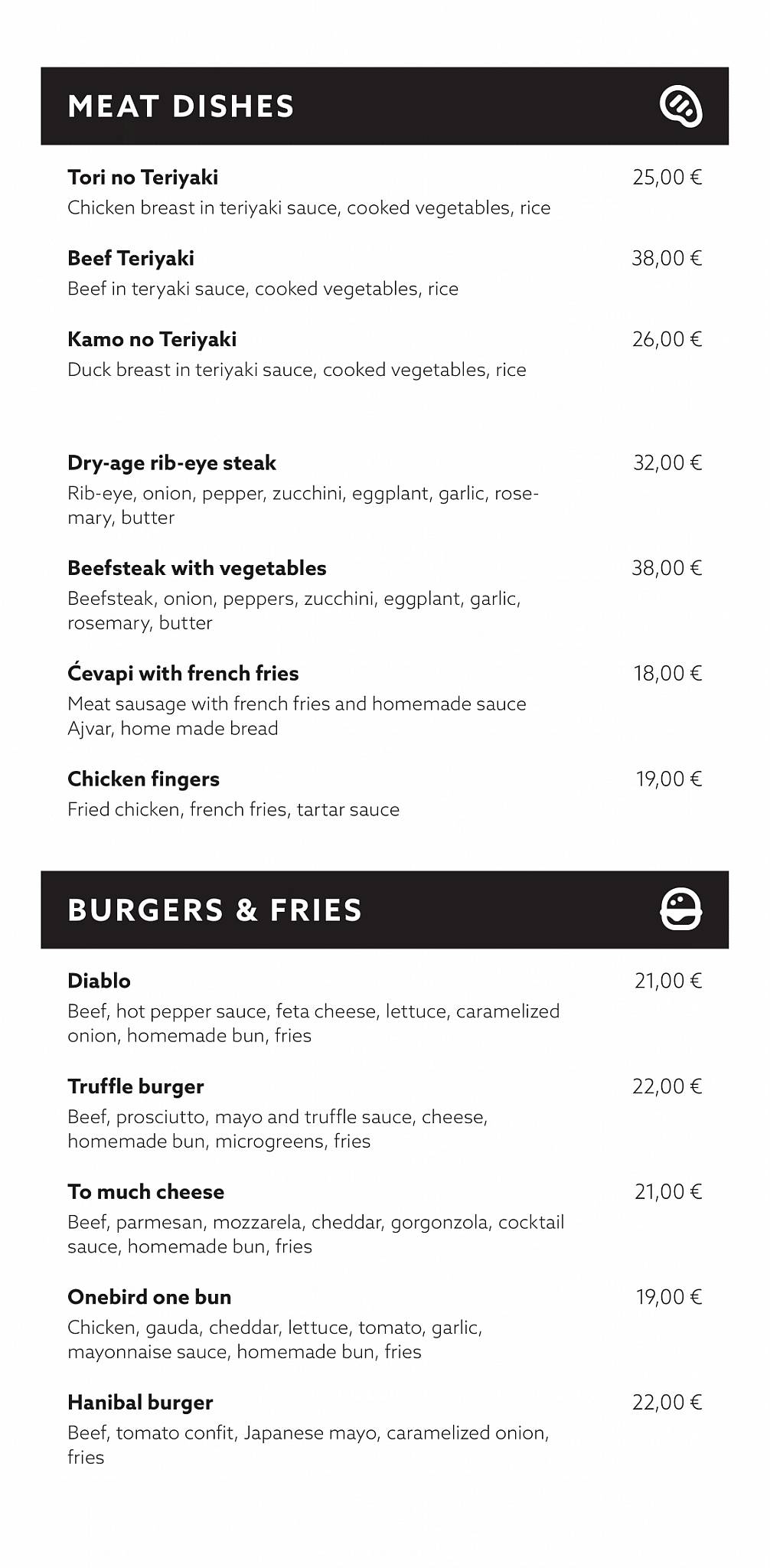 Menu di Spice Asian Food 