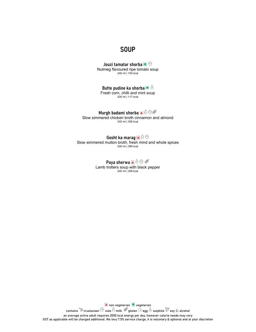 Aish - The Park menu