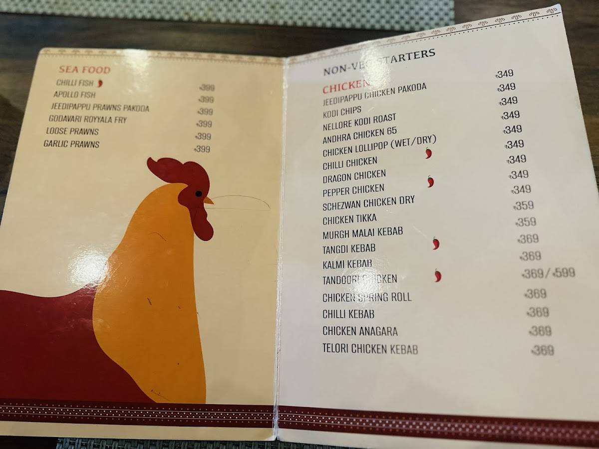 Vistari Kitchen menu