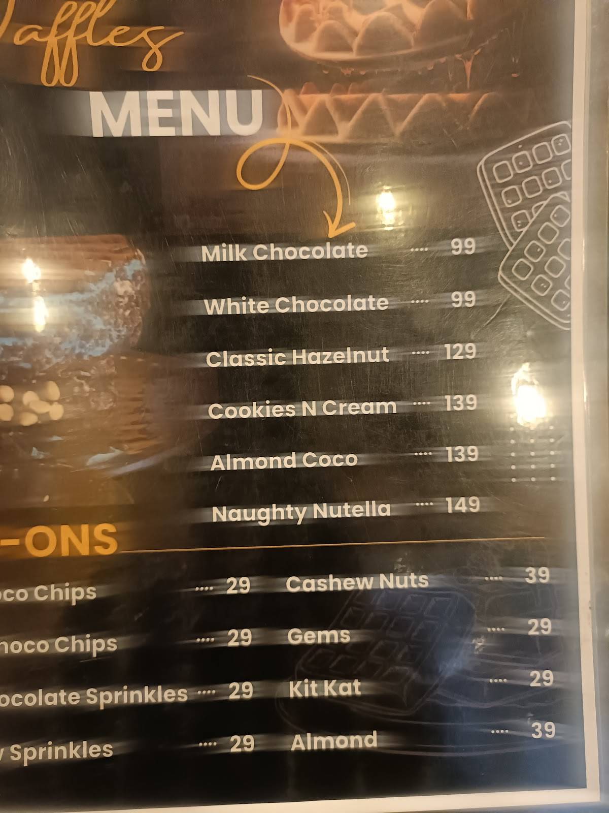 ICE N SPICE menu