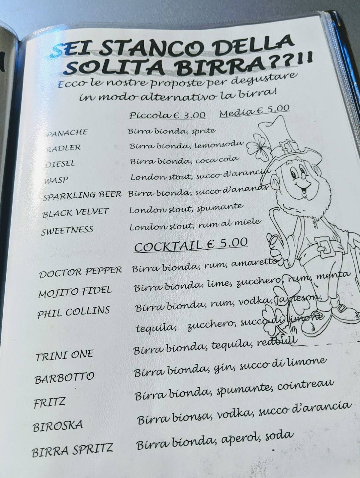 Menu di Il Cartoccio 