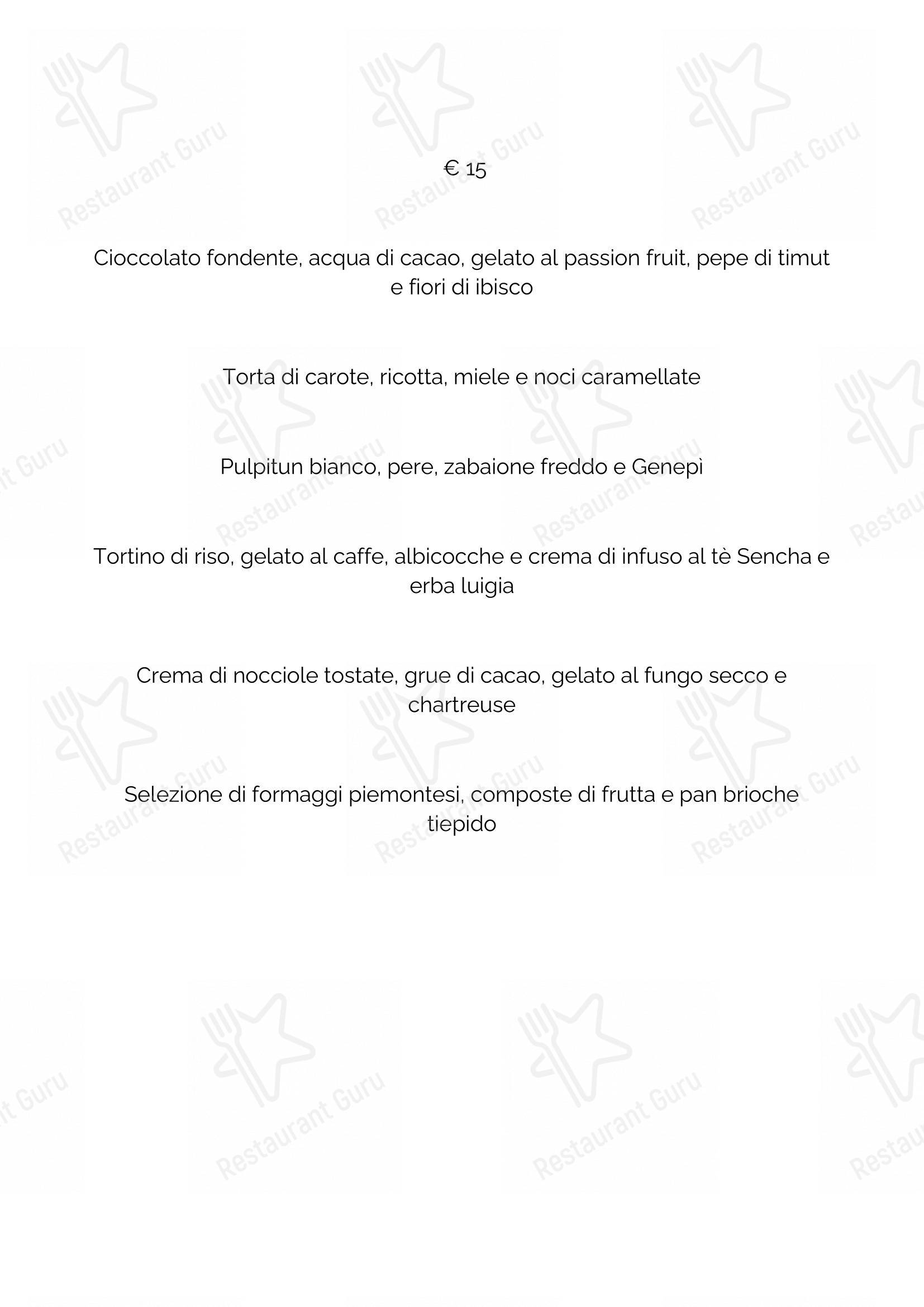 菜单 per Il Patio ristorante