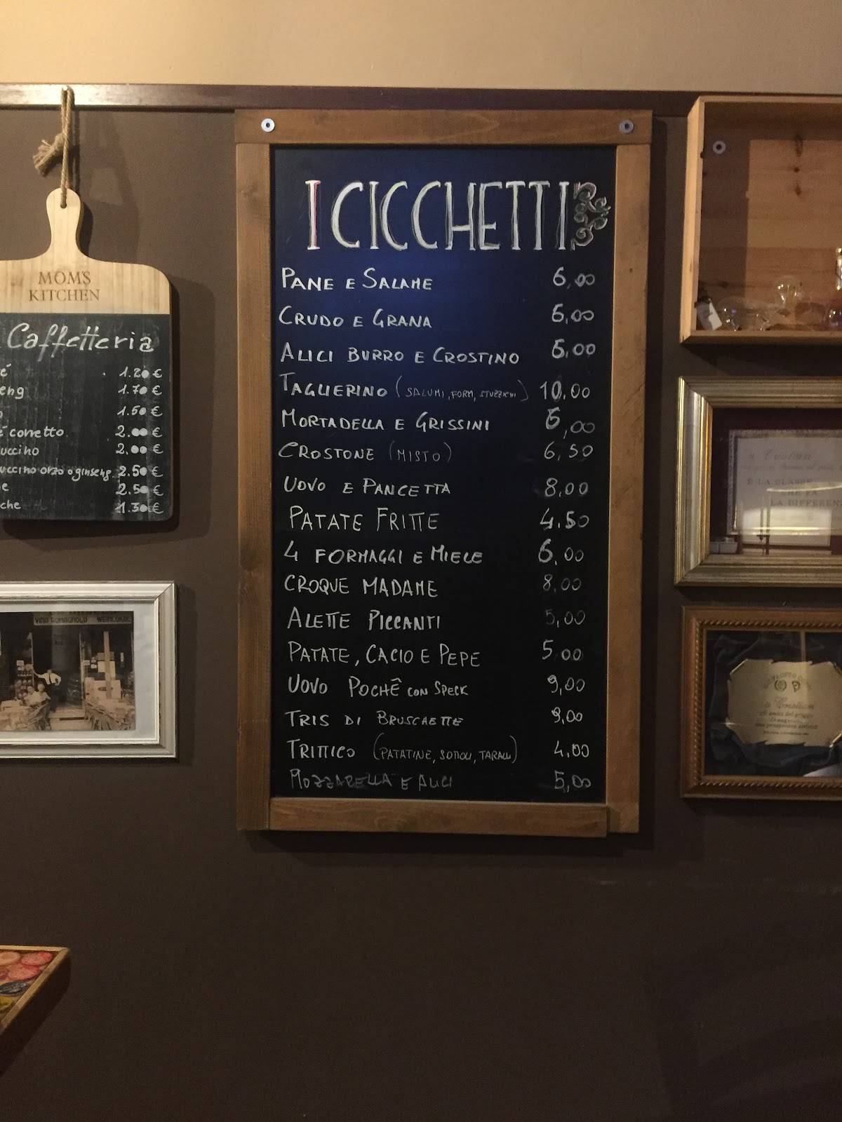 Menu di Il Ritrovino 