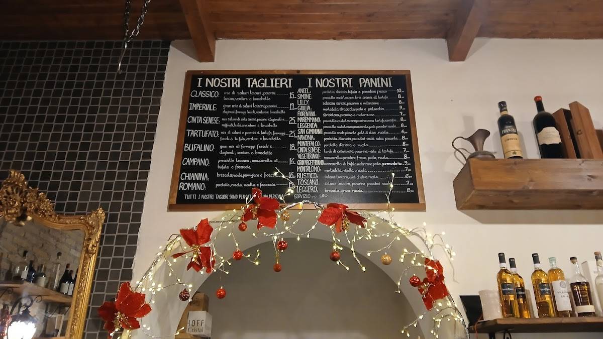 Menu di Il Tagliere Toscano Prati 