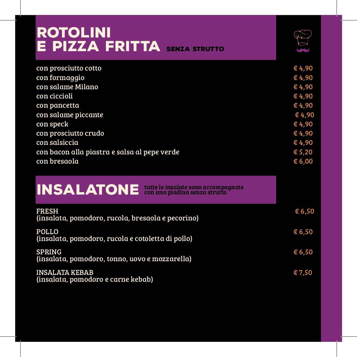 Menu di Strike 