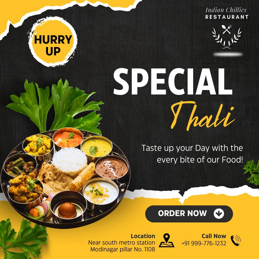 Indian Chillies Restaurant Best Banquet Hall in Modinagar Best Wedding Venue in Modinagar menu