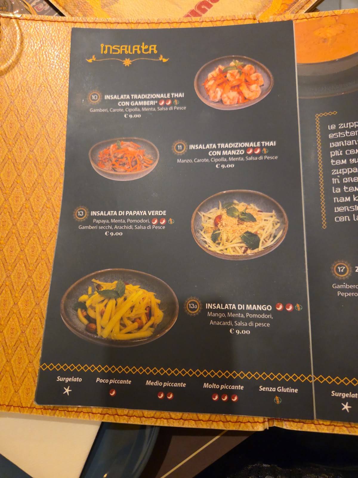Menu di Isola Puket 