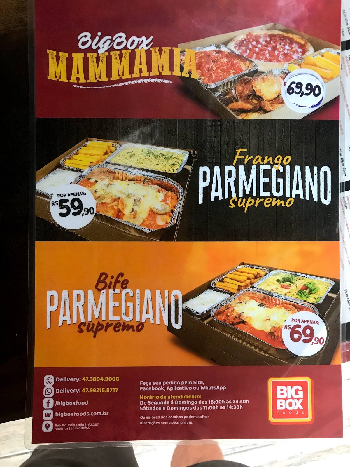 Itália Cucina Tradizionale cardápio