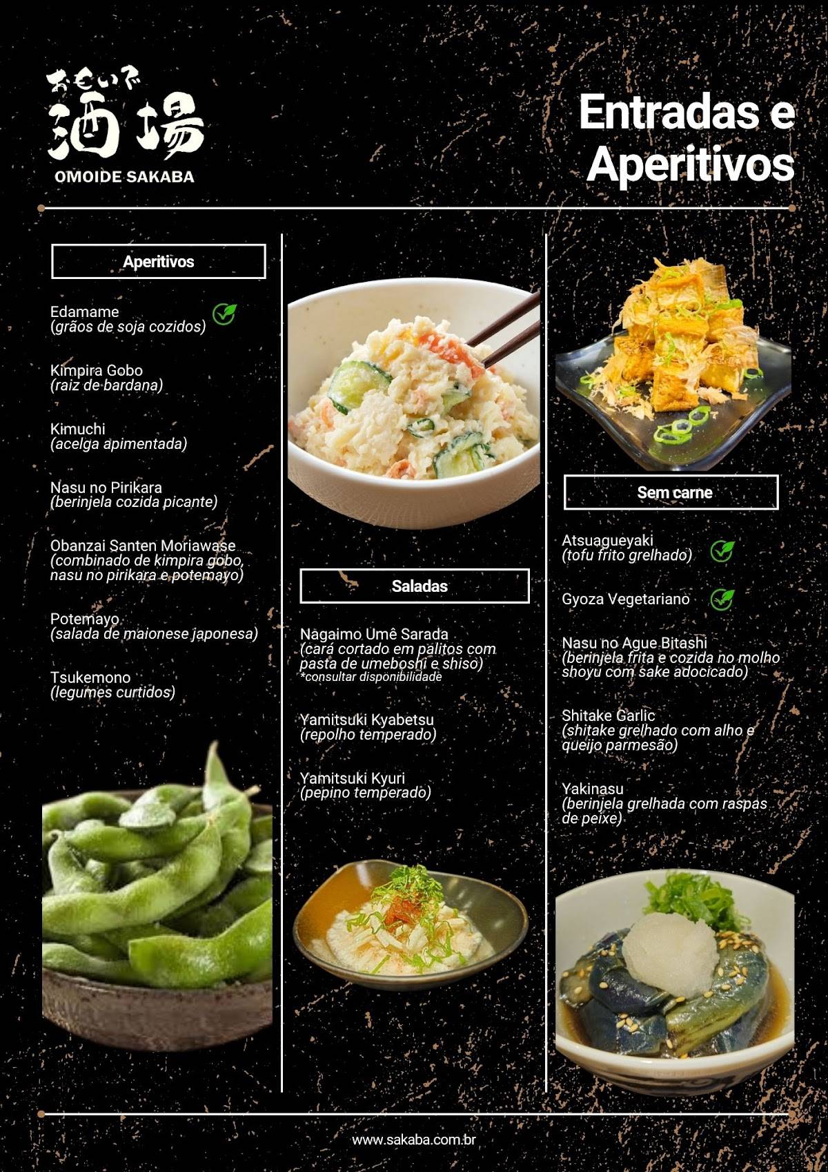 Izakaya Omoide Sakaba cardápio