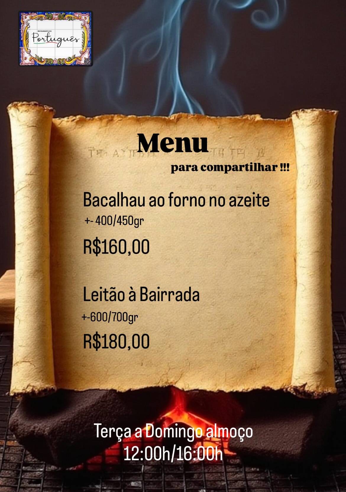 Restaurante Do Português cardápio