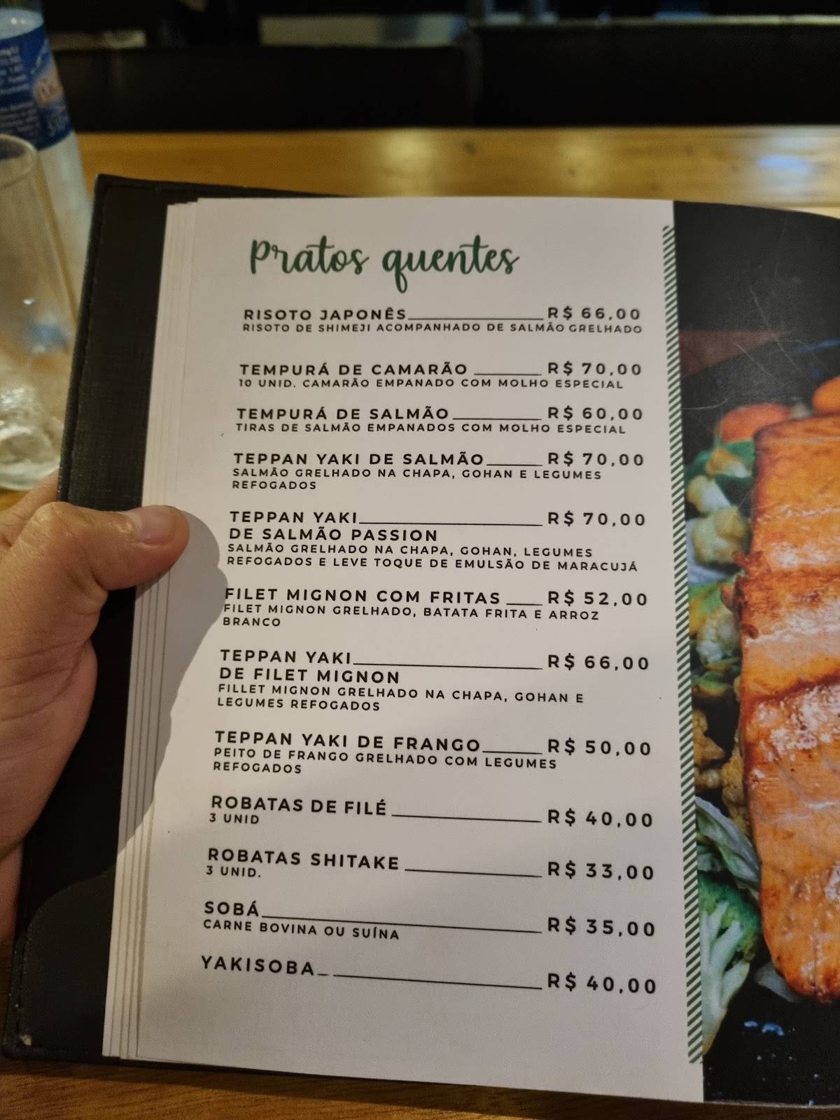 Japa Lounge cardápio