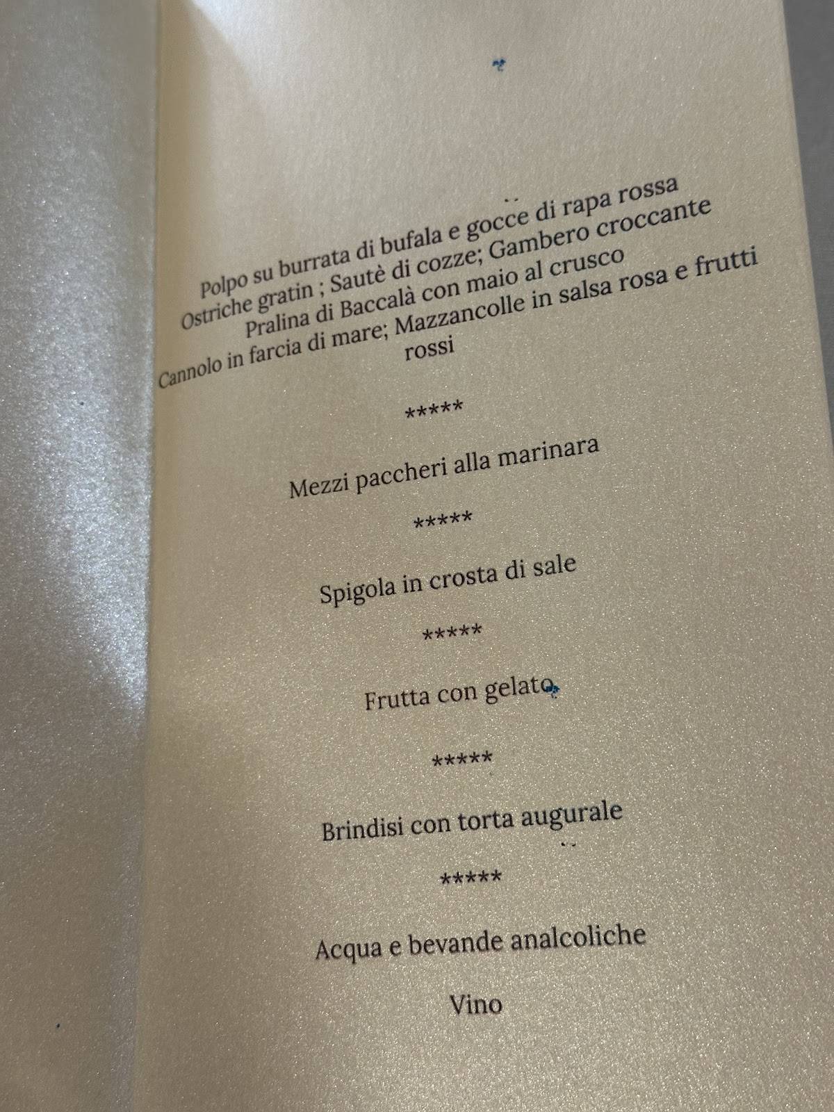 Menu di Jeans Restaurant 