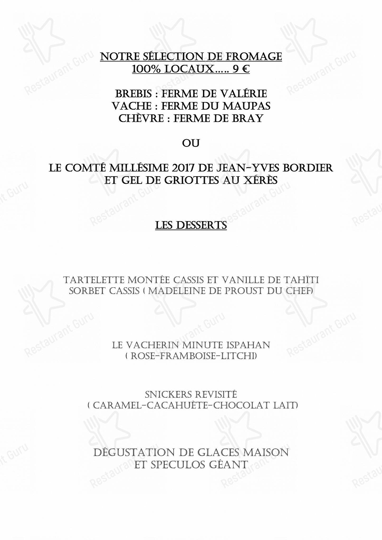 Group Booking Menu pour Jeux2 Goûts Châteauroux restaurant
