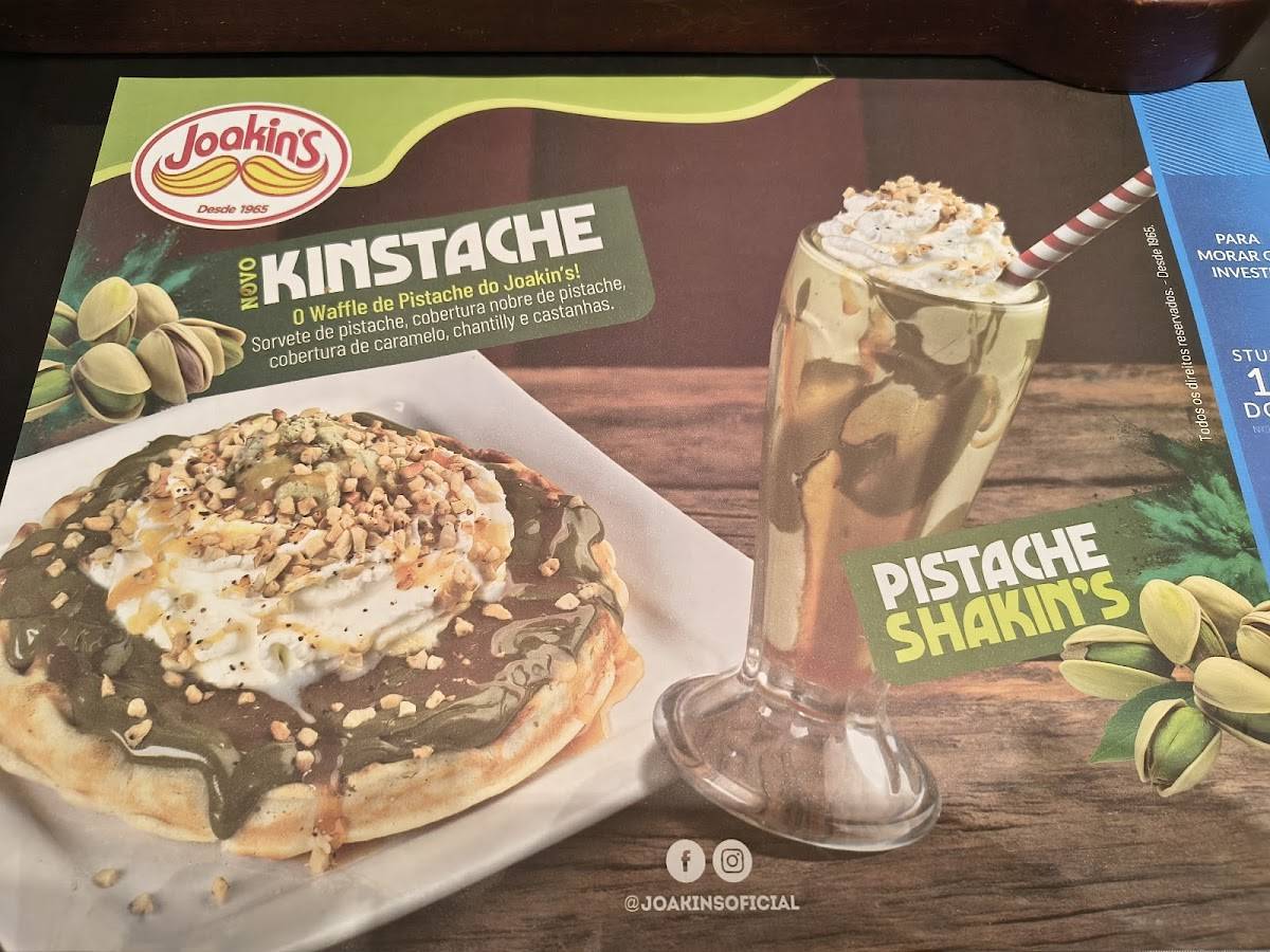 Joakins Hamburguer cardápio