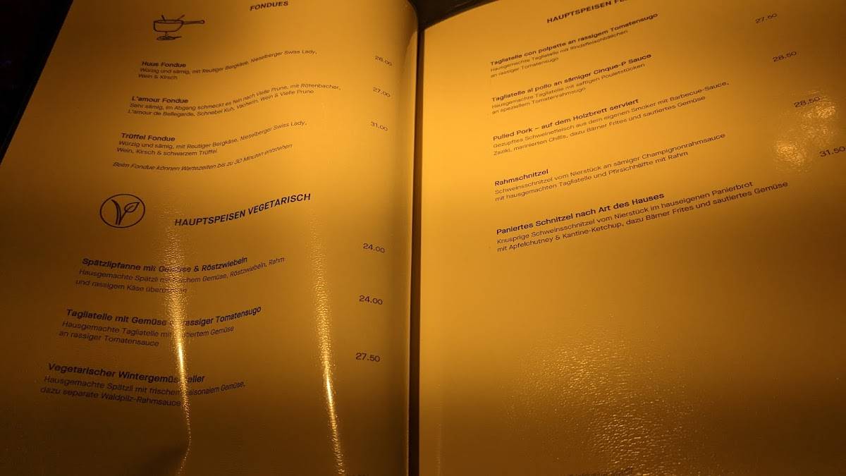 Menu di KANTINE ATTISHOLZ - Events & Locations 