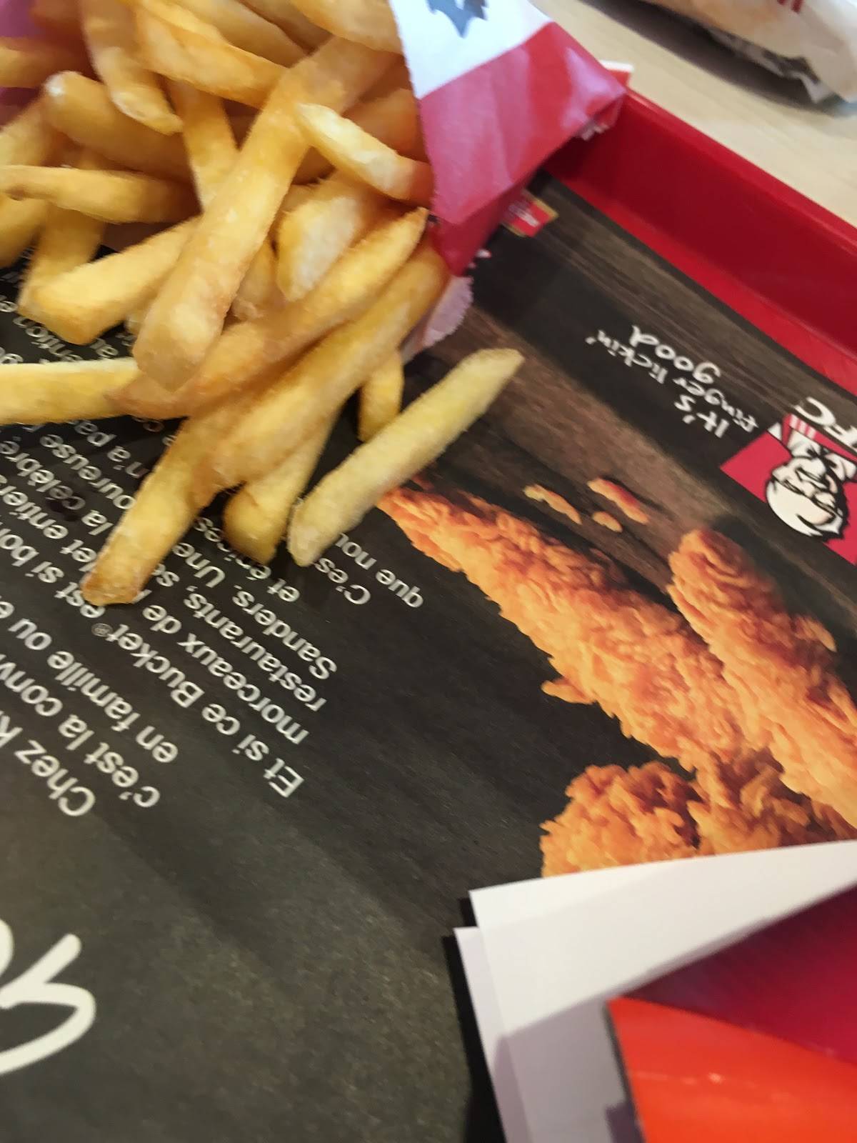 Menu de KFC Forbach