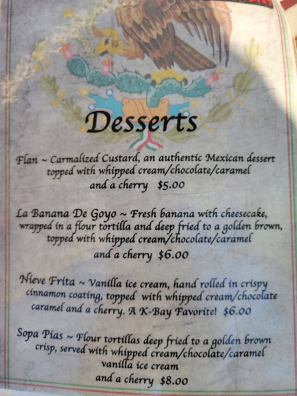 El Mariachi Menu Kaneohe