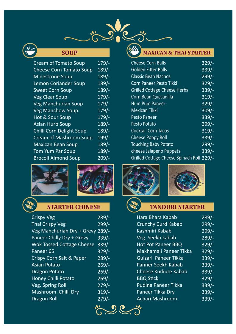 Kathiyawadi Jalsa menu