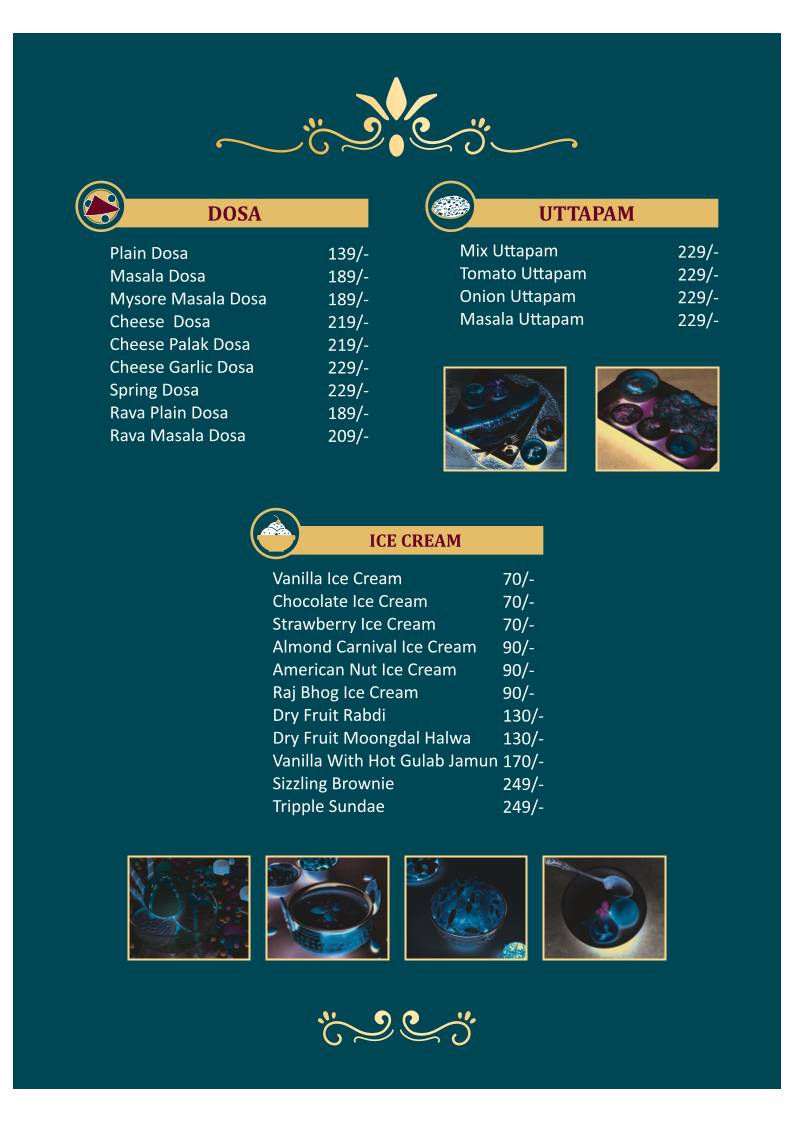 Kathiyawadi Jalsa menu