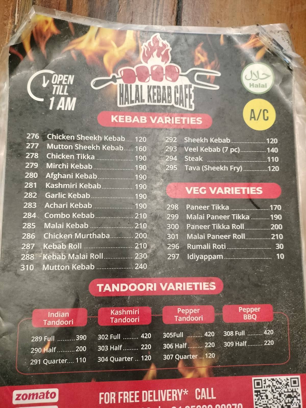 Kings Kitchen menu