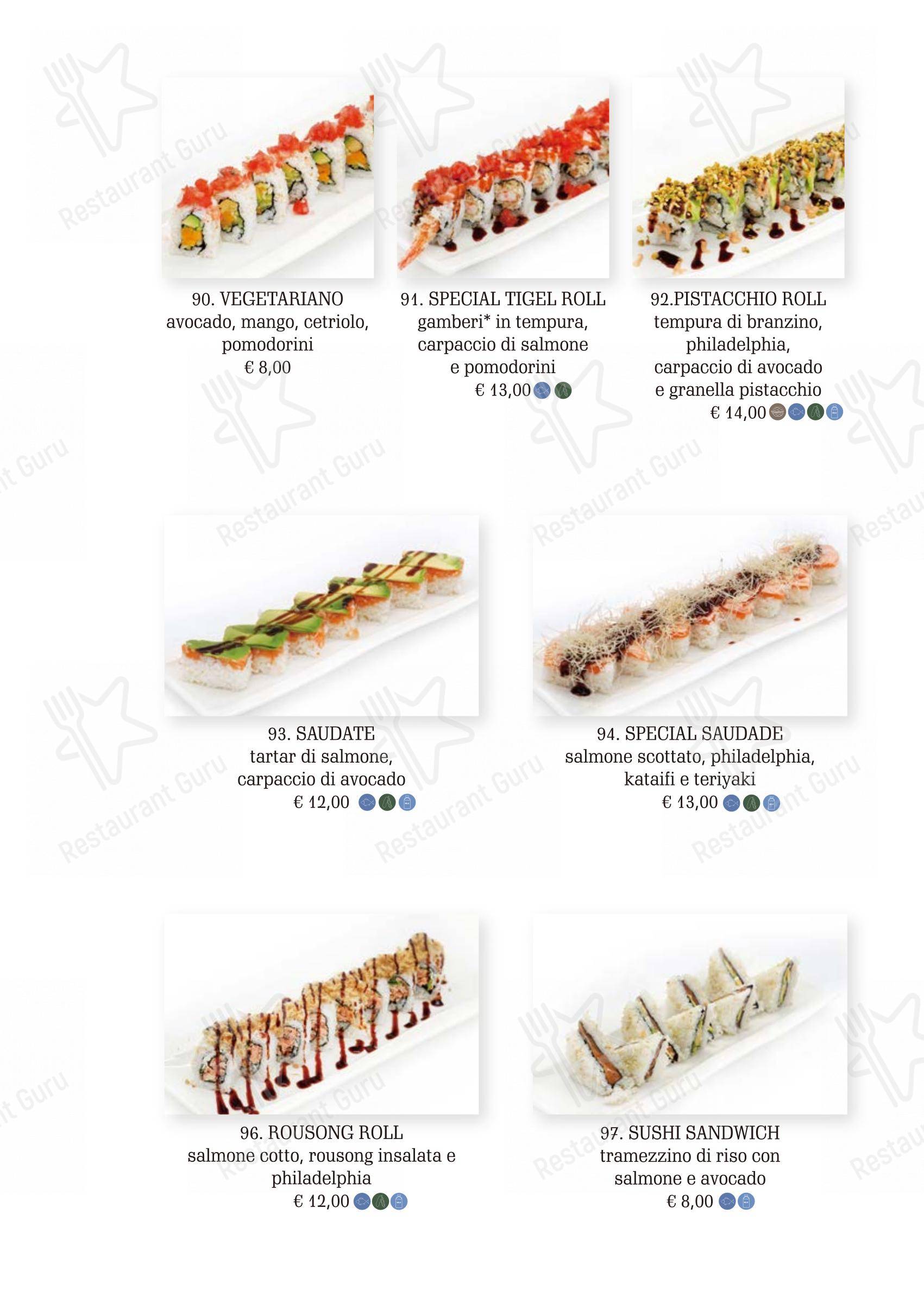 Menu per Kirin in Roma