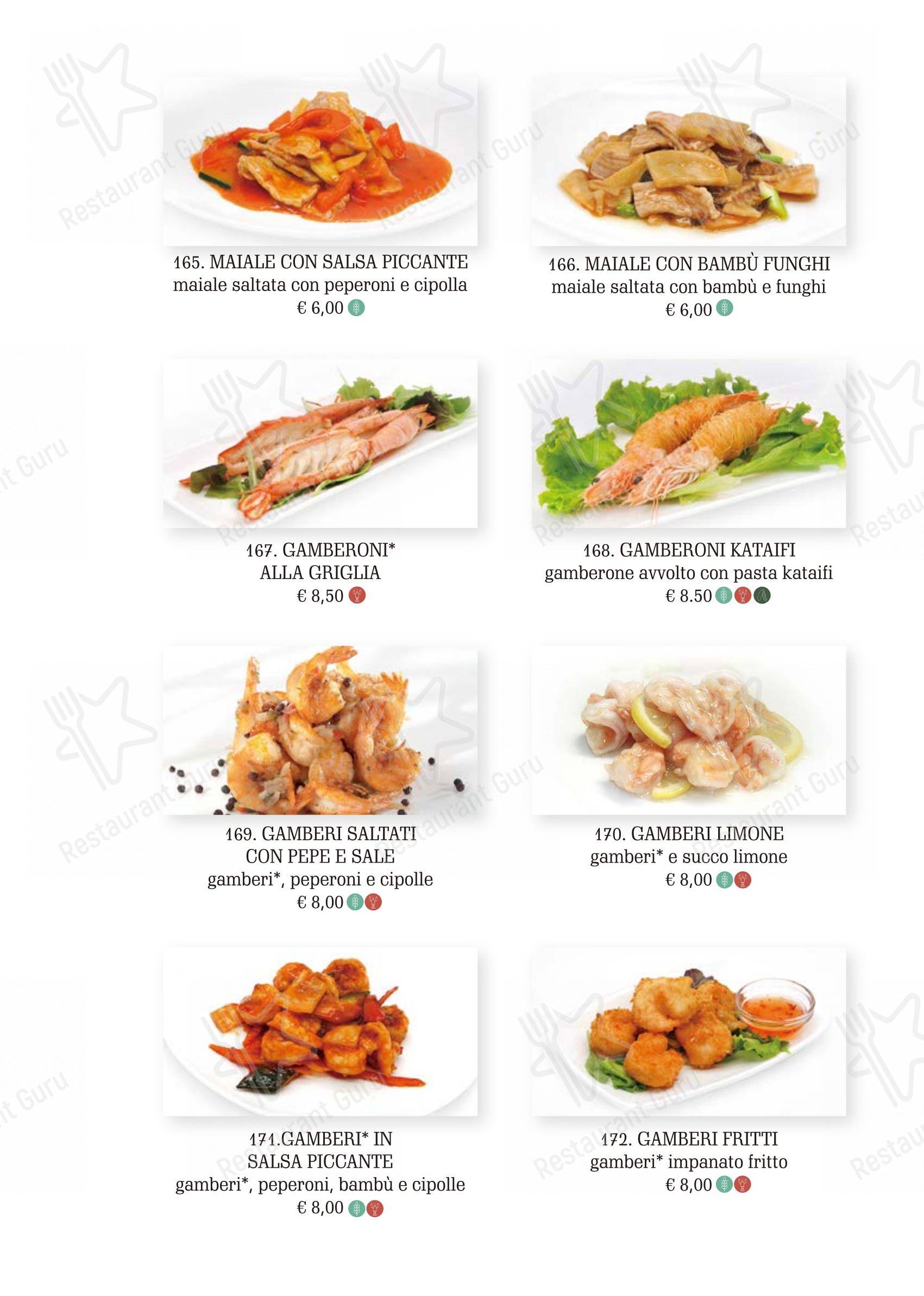Menu di Kirin - Menu
