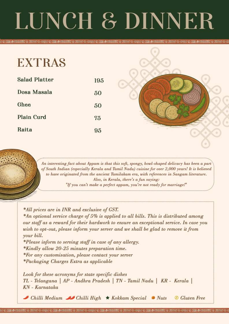 Kokkam menu