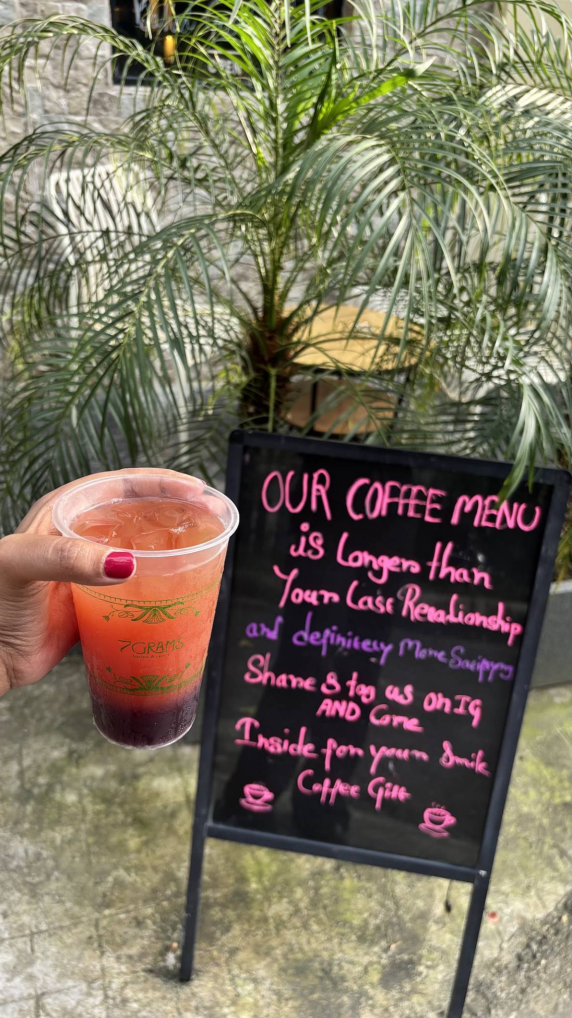 7grams Cafe menu