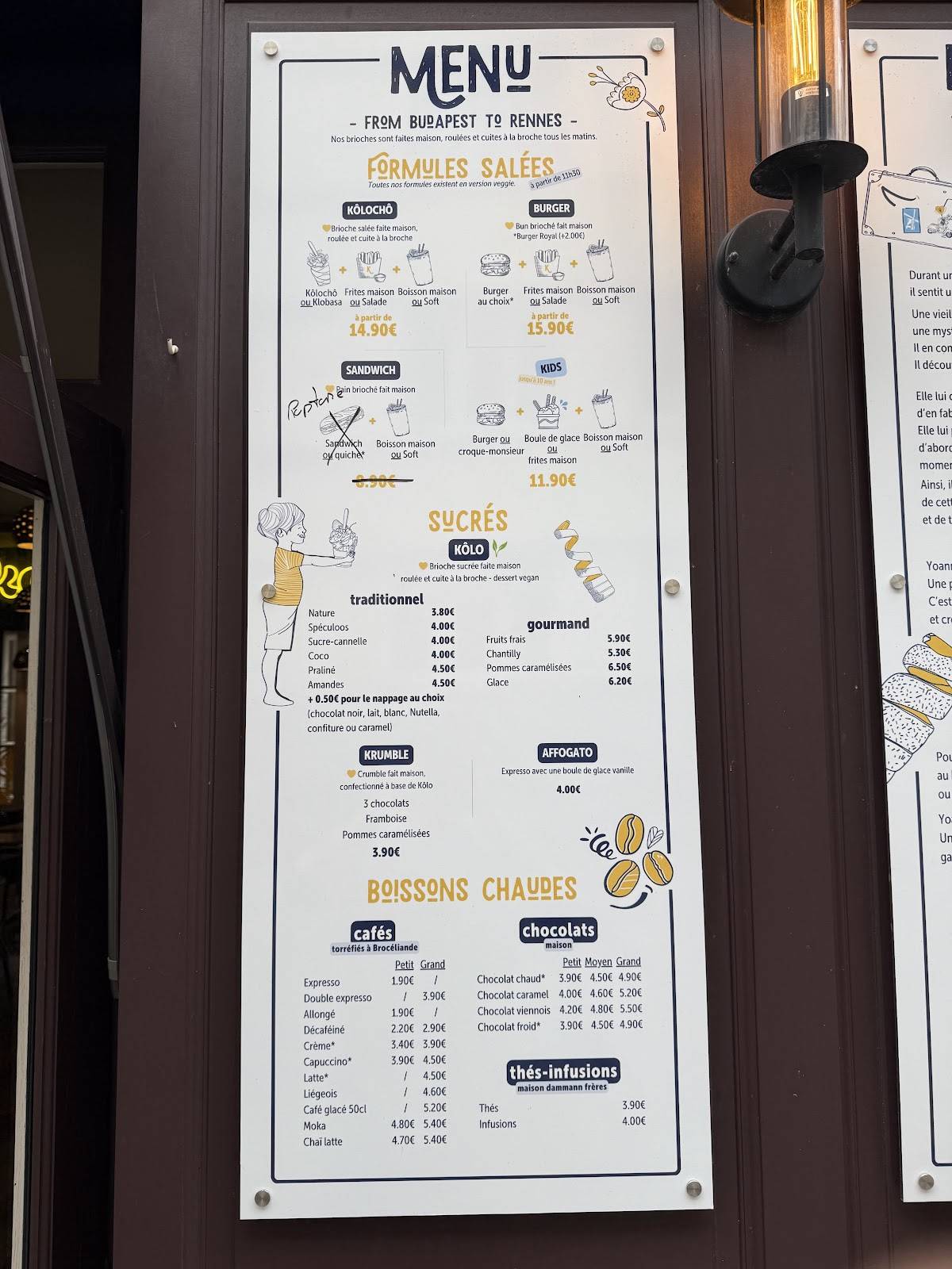 Menu de Kôlochô