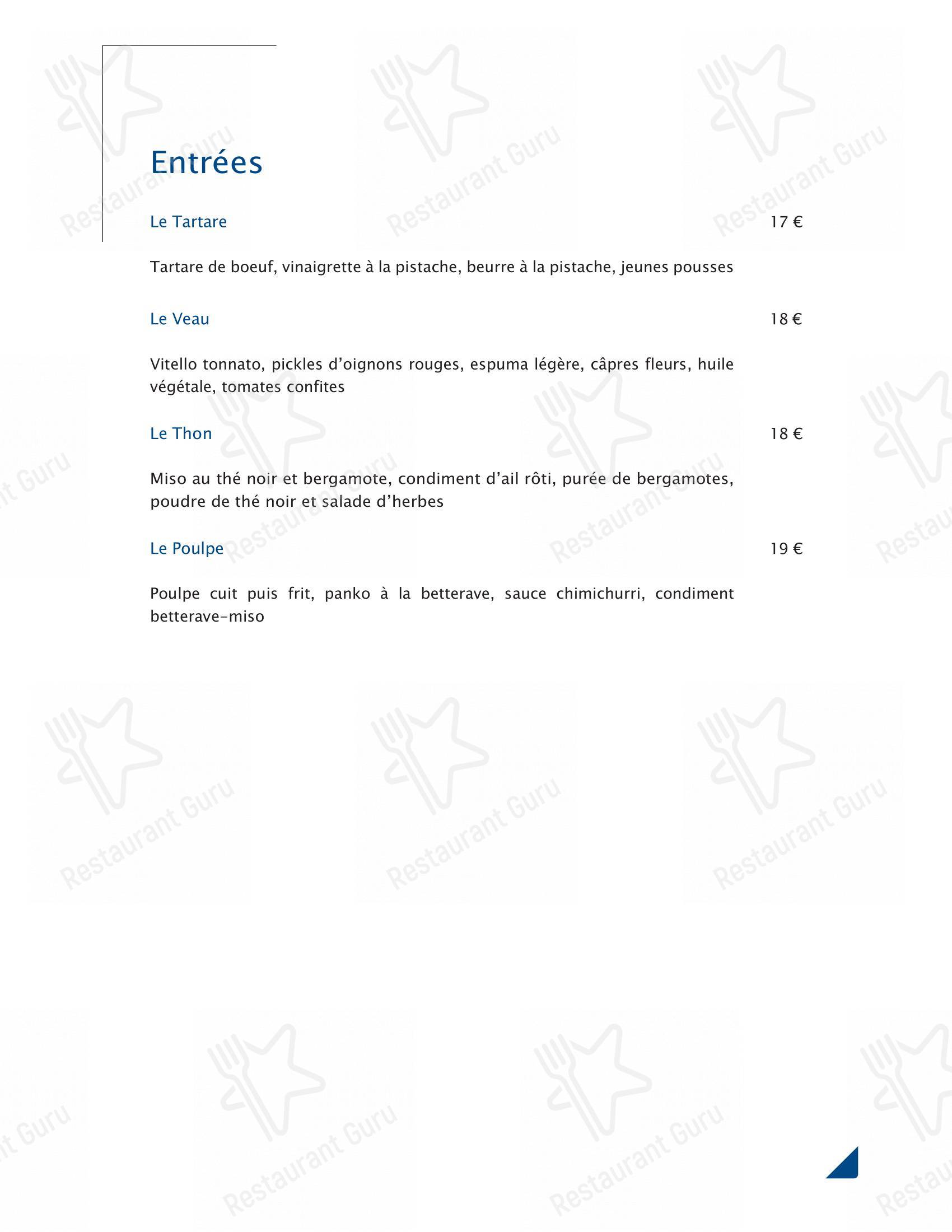 菜单 pour L'Archipel dans Strasbourg